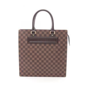 LOUIS VUITTON Authentic Brown Damier Leather Tote Bag